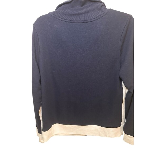 Women’s Tommy Hilfiger Sweatshirt Jogger Full Zip Up Blue Sz M Old Money Vibes - Picture 4 of 7